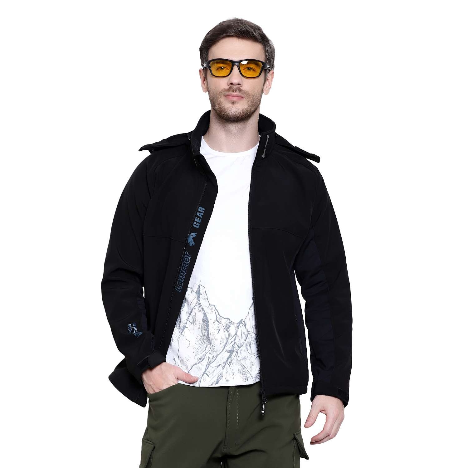 Lammer Men's Soft-Shell 11005 Full Sleeves Jacket - Lammer
