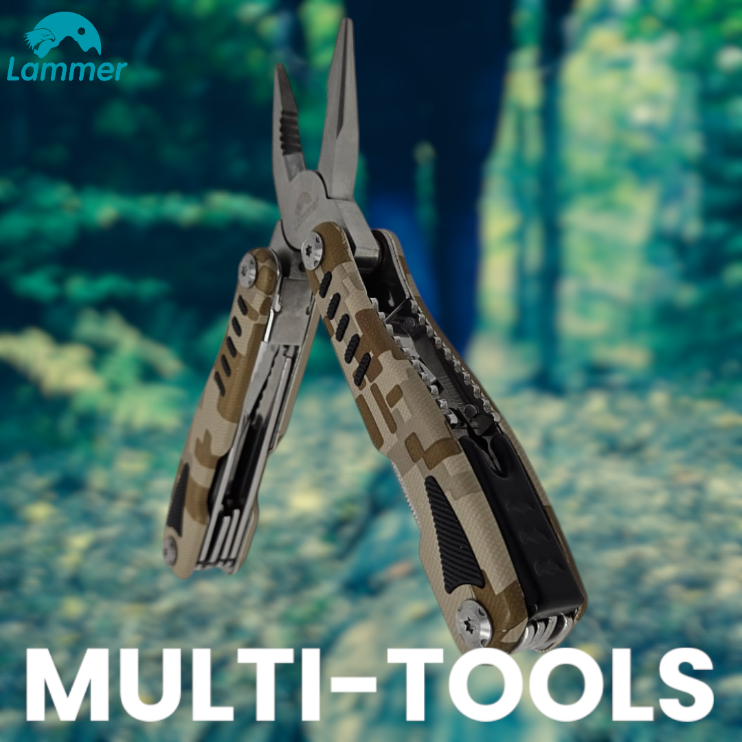 Gear Up for Adventure! LAMMER Army Print Multi-Tool for Hiking & Trekking