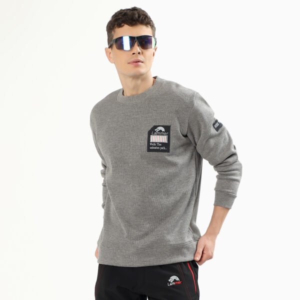 Lammer Men's Bonded Corduroy with Fleece Lining sweatshirt- trekking and outdoor wear.