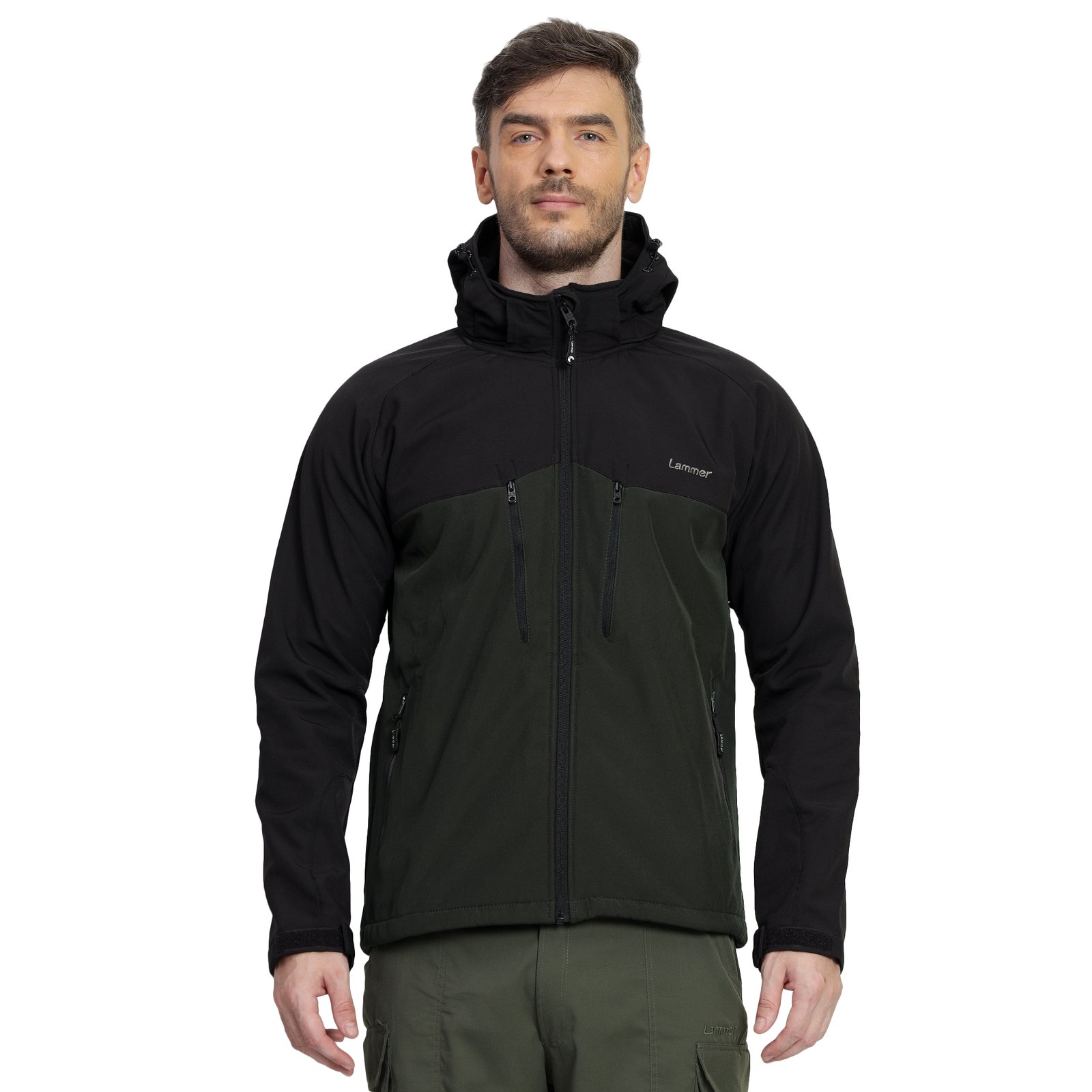 LAMMER softshell TREKKING JACKET FOR HIKING AND OUTDOOR ADVENTURE WITH MULTIPLE POCKET