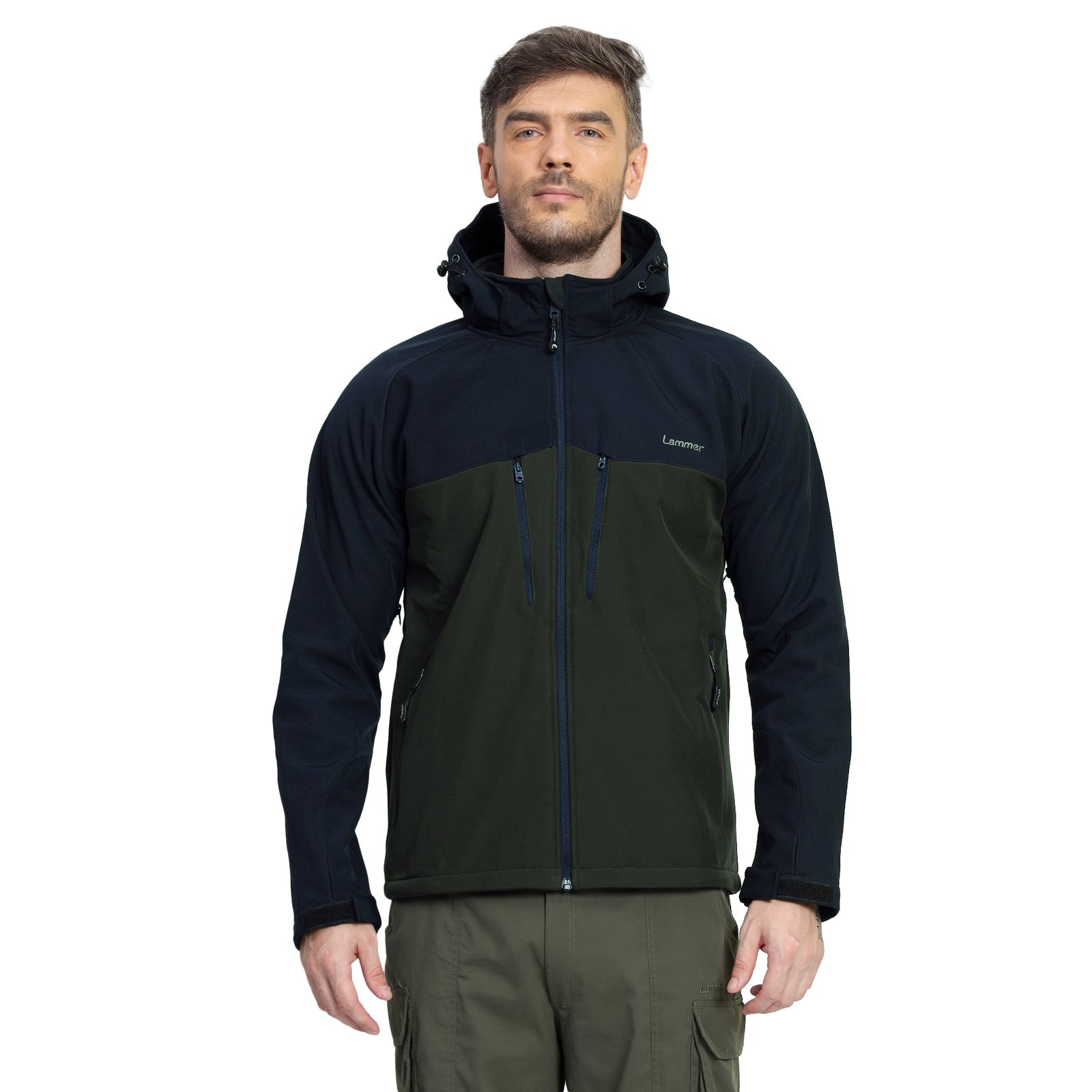 LAMMER softshell TREKKING JACKET FOR HIKING AND OUTDOOR ADVENTURE WITH MULTIPLE POCKET