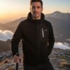 Lammer Mens Lightweight Fleece Hood Jacket