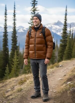 Lammer down puffer jacket