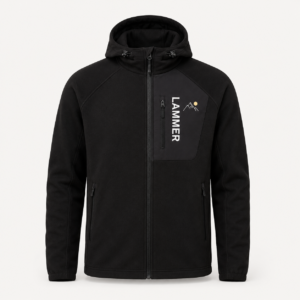 Lammer Men's Fleece Hooded Jacket -Everyday Winter Comfort.