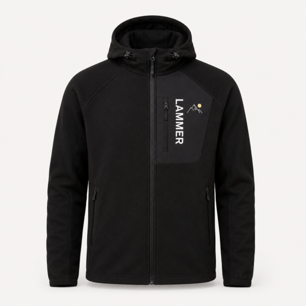 Lammer Men's Fleece Hooded Jacket -Everyday Winter Comfort.