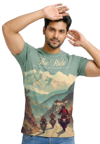 The Ride – Premium Outdoor Adventure Graphic T-Shirt | Quick-Dry Performance Tee - Image 2
