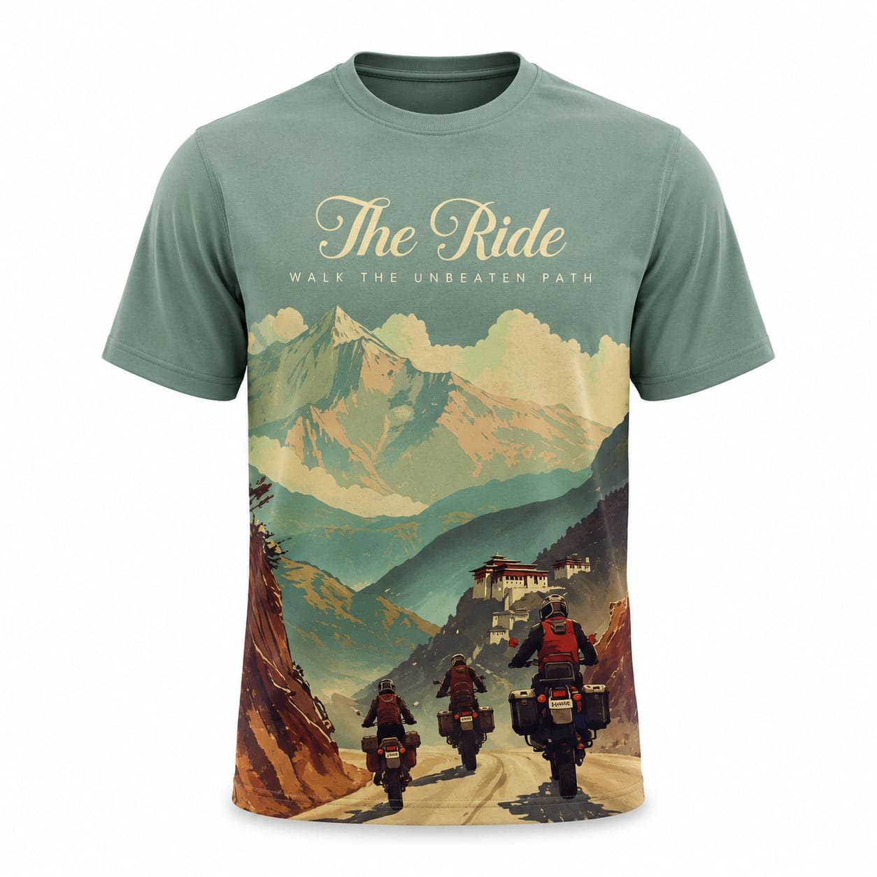 The Ride – Premium Outdoor Adventure Graphic T-Shirt | Quick-Dry Performance Tee