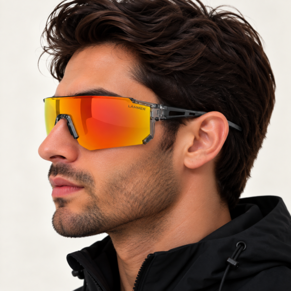 LAMMER LOS 64 UV POLARIZED SPORTY OUTDOOR SUNGLASSES