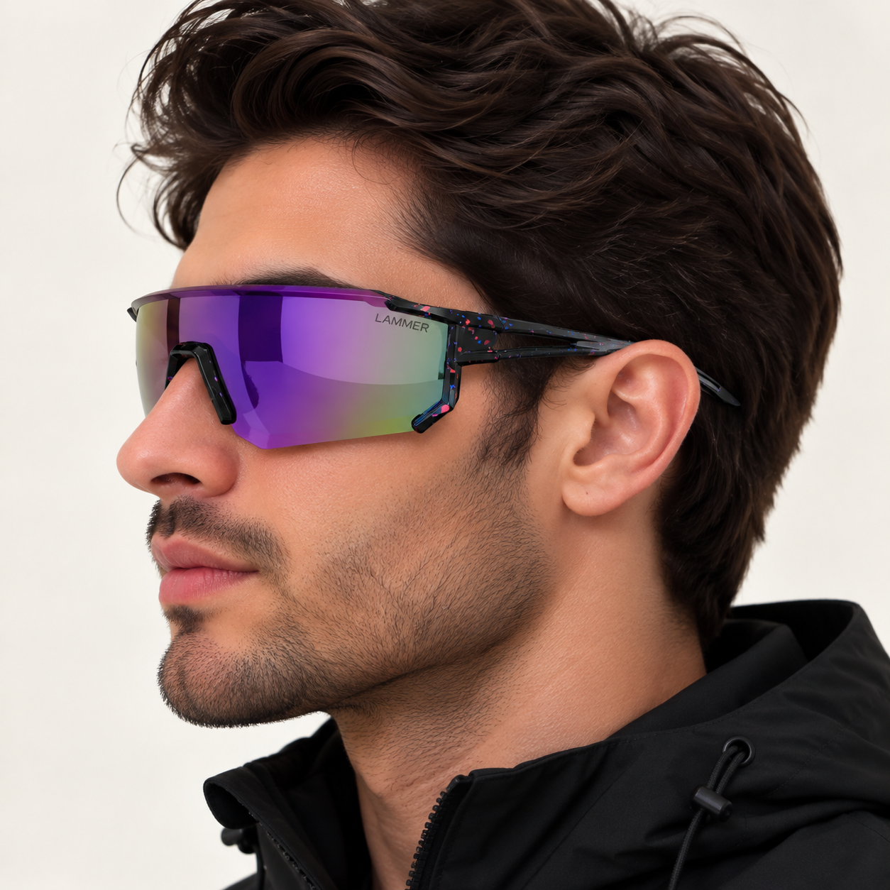 LAMMER LOS 64 UV POLARIZED SPORTY OUTDOOR SUNGLASSES - Image 6