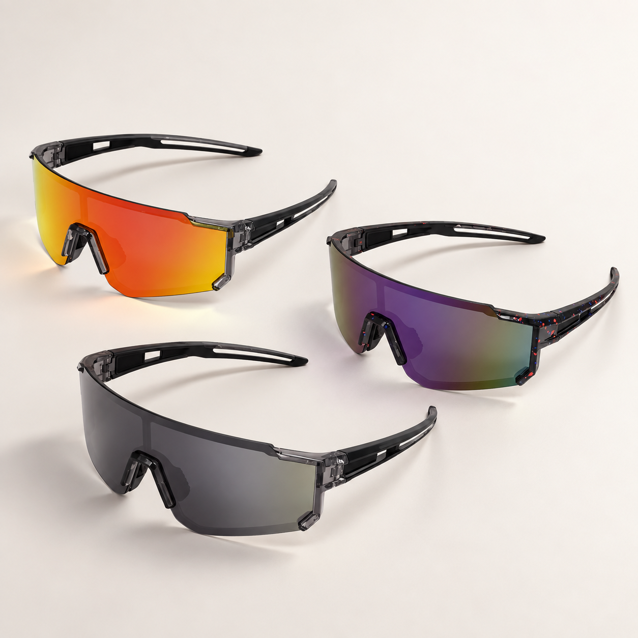 LAMMER LOS 64 UV POLARIZED SPORTY OUTDOOR SUNGLASSES - Image 7